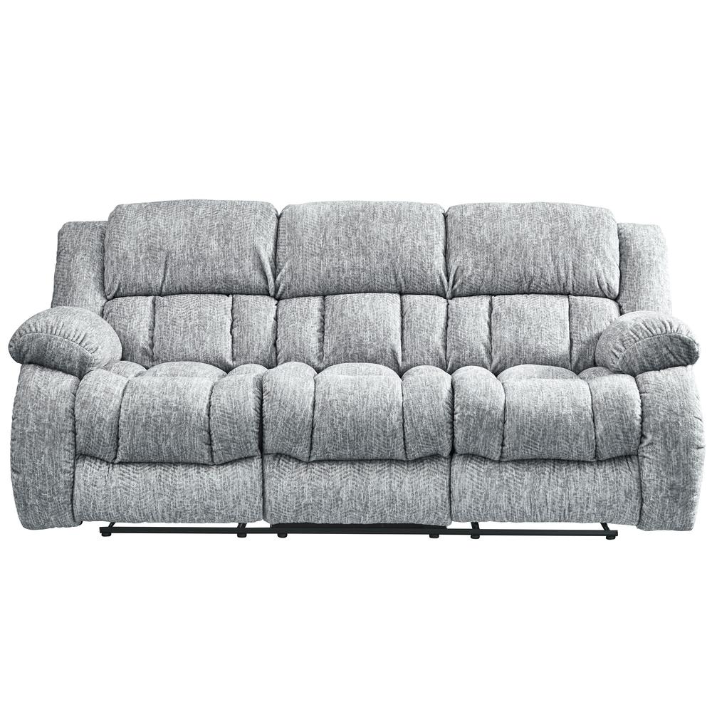 U250 Grey Reclining Sofa. Picture 4