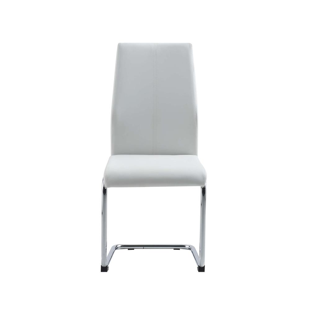 D41 White Dining Chair. Picture 1