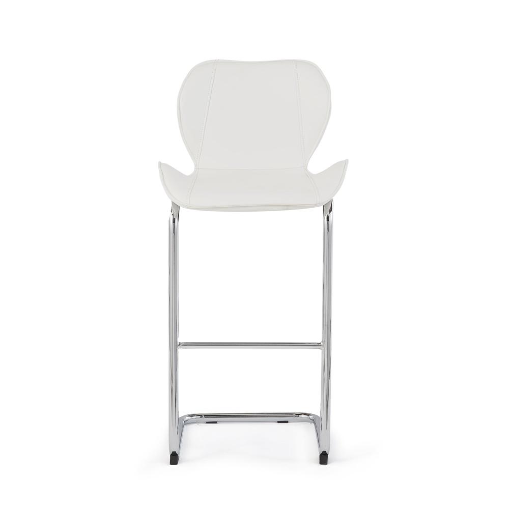 D1446 2 White Bar Stools. Picture 1
