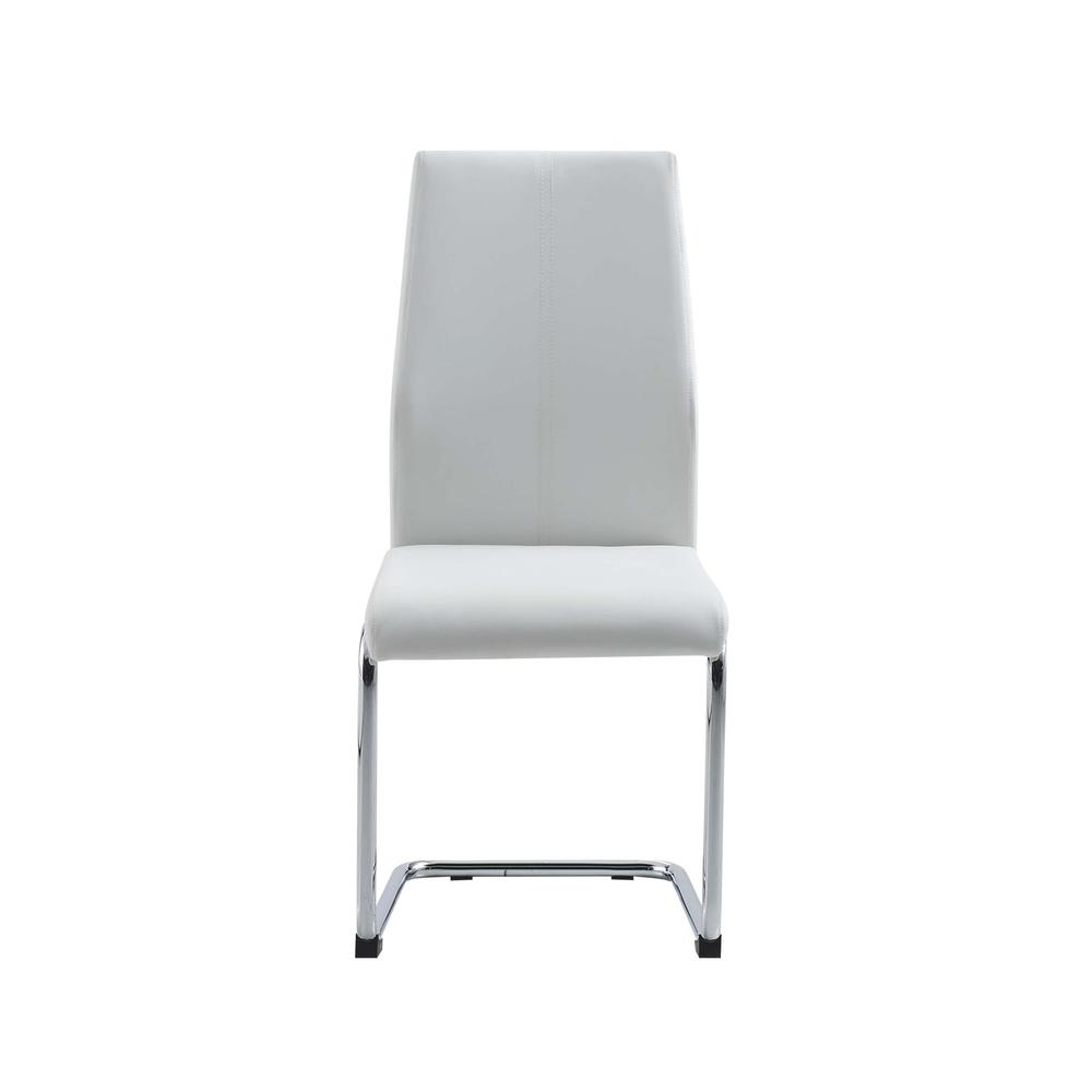 D41 2 White Dining Chairs. Picture 1