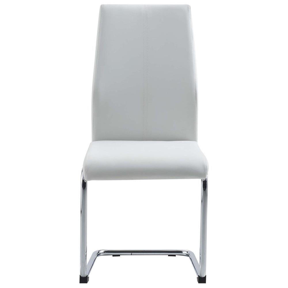 D41 3 White Dining Chairs. Picture 1