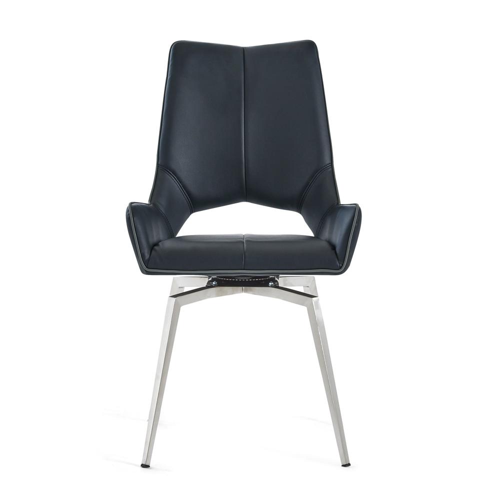 D4878 2 Black Dining Chair. Picture 1