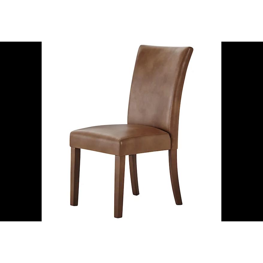 D6188 2 Brown Dining Chairs. Picture 1