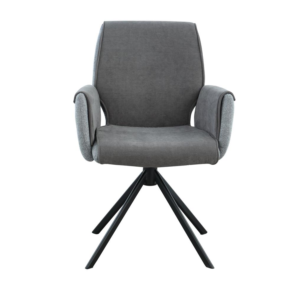 D81216 2 Grey Dining Chairs. Picture 1