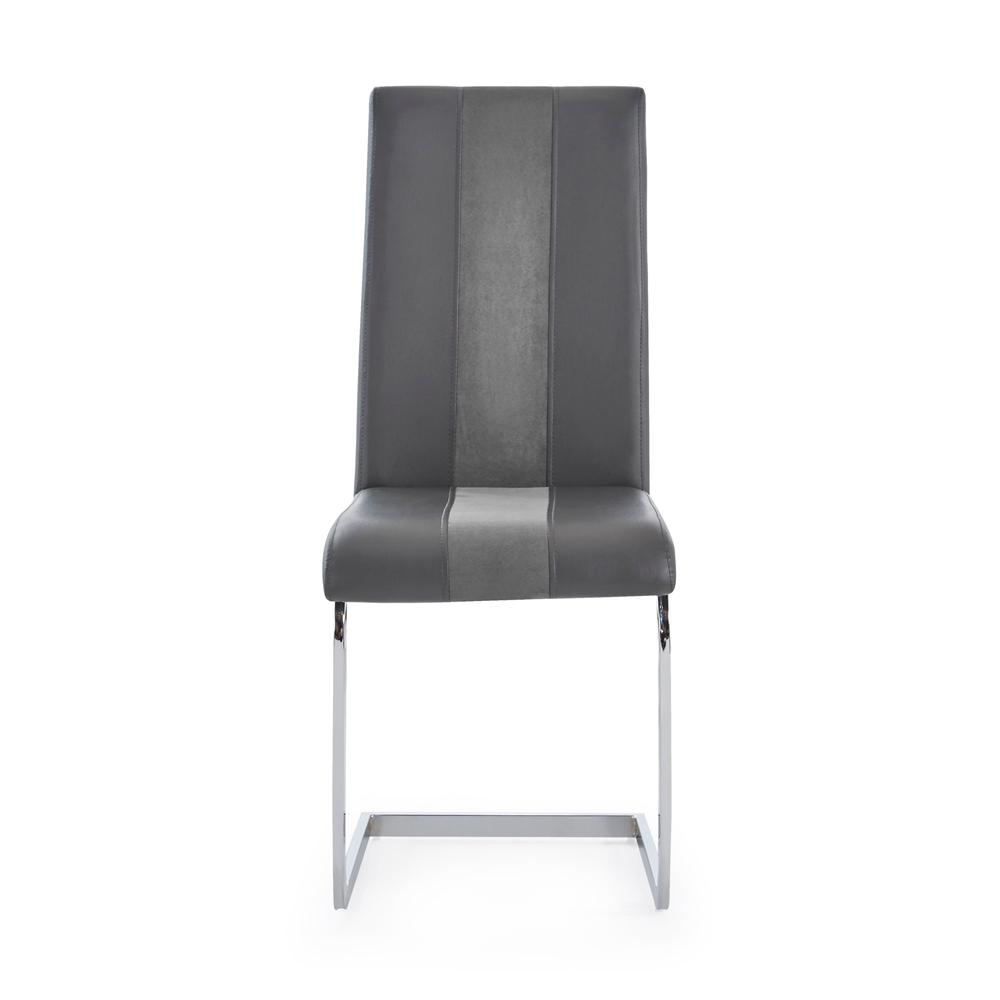 D915 2 Grey Dining Chairs. Picture 1