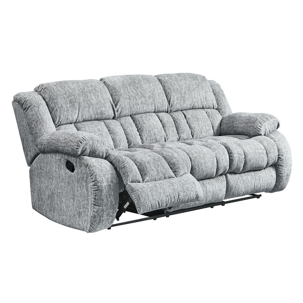 U250 Grey Reclining Sofa. Picture 3