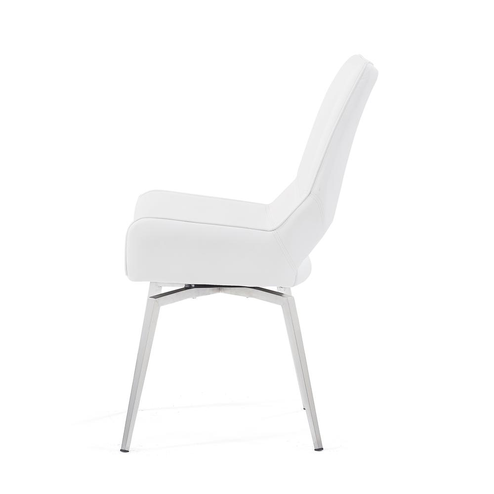 D4878 White Dining Chair. Picture 3