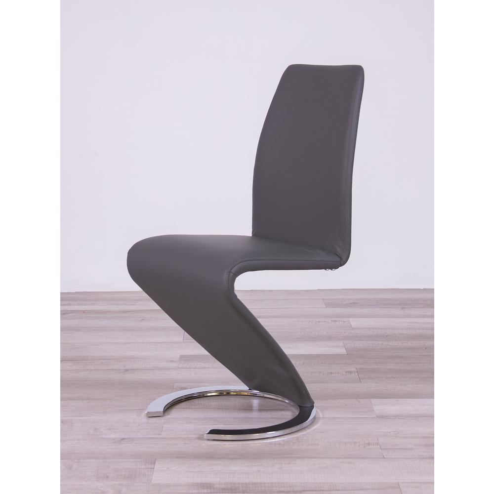 D9002 Grey Dining Chair. Picture 6