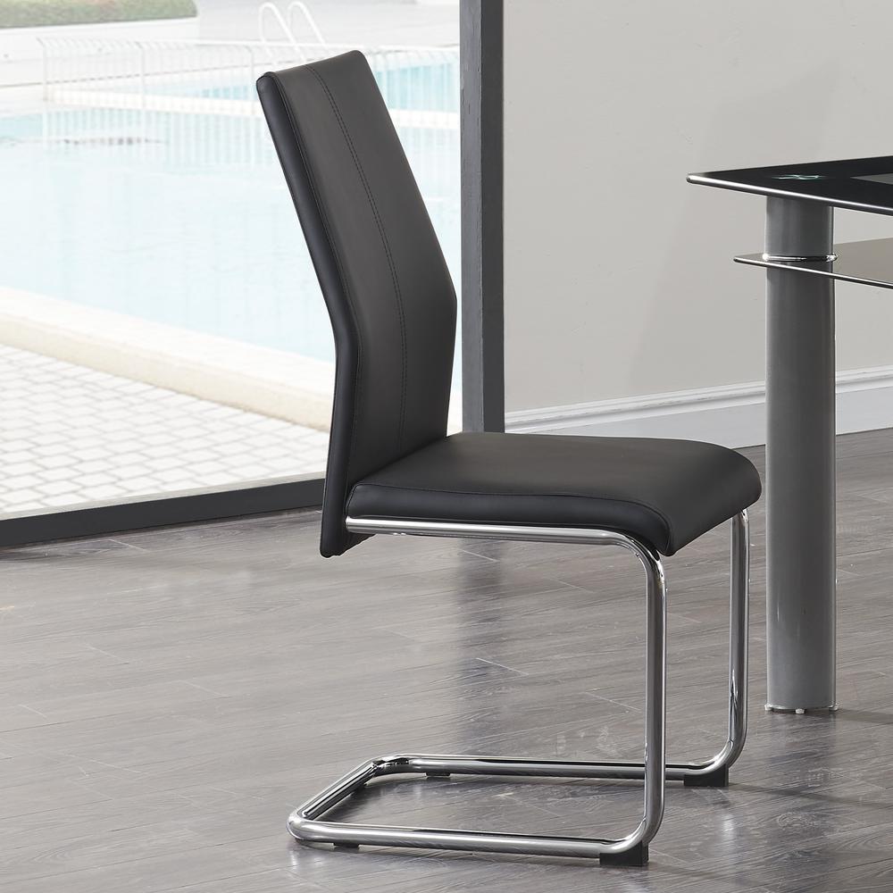 D41 Black Dining Chair. Picture 6