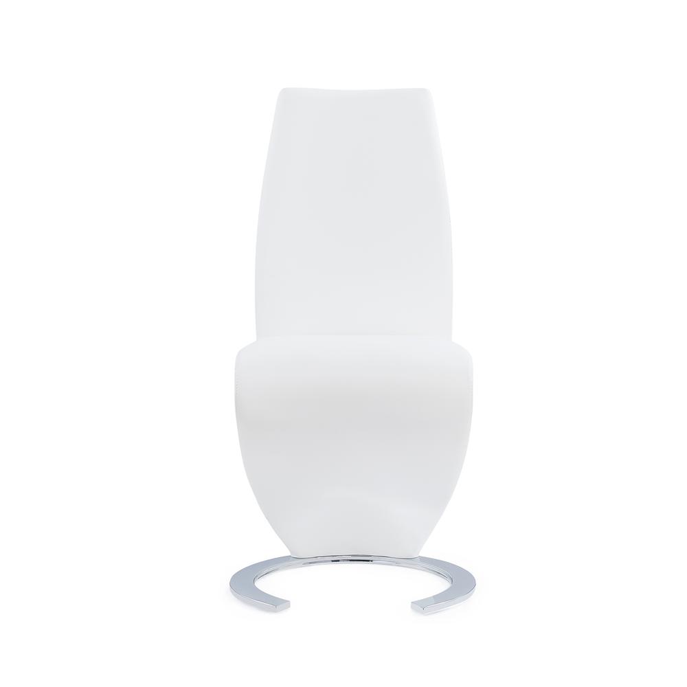 D9002 White Dining Chair. Picture 1