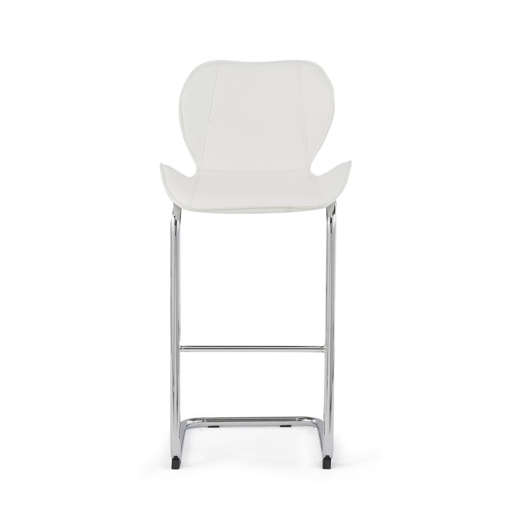D1446 White Bar Stool. Picture 1