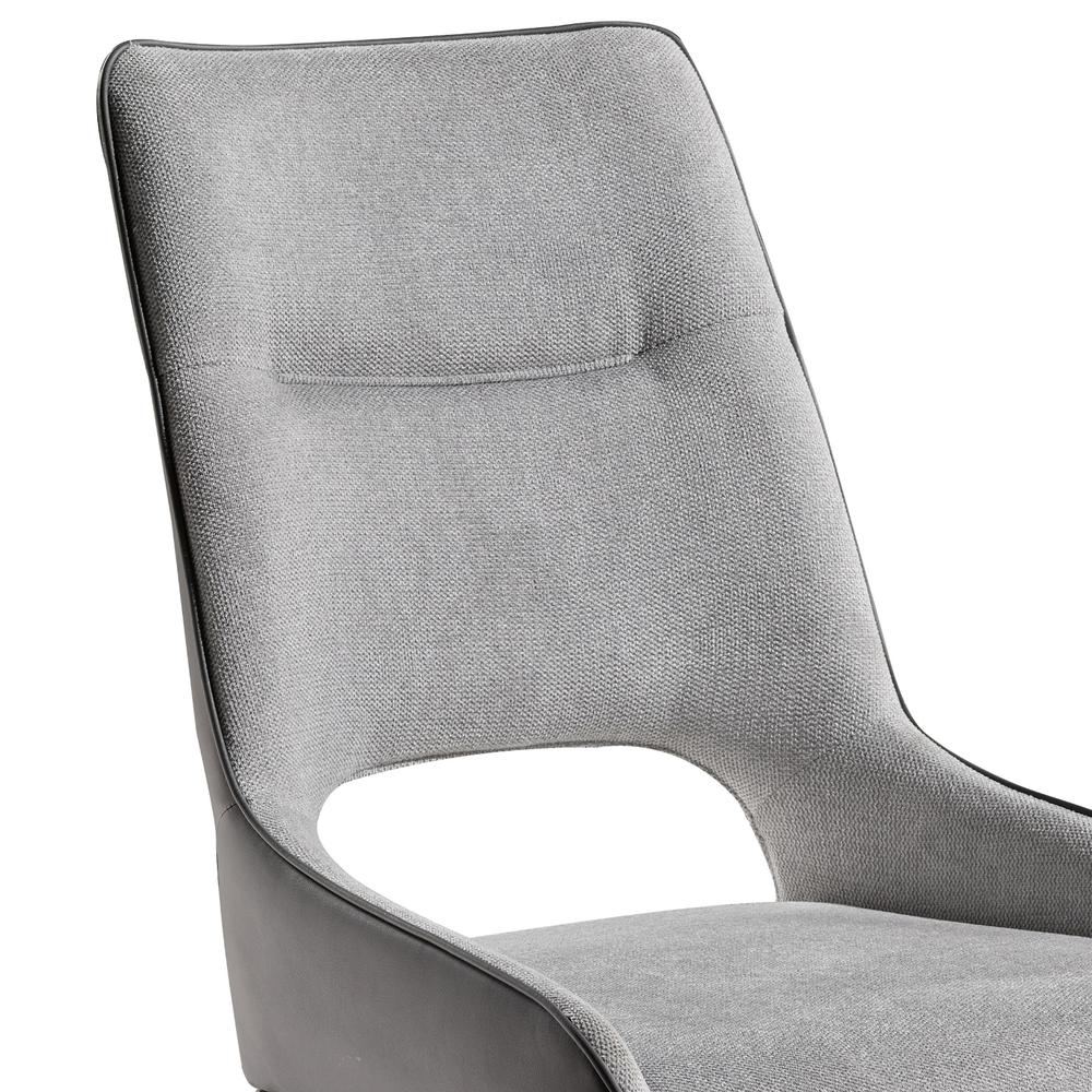 D1119 Light Grey/Dark Grey Dining Chair. Picture 7
