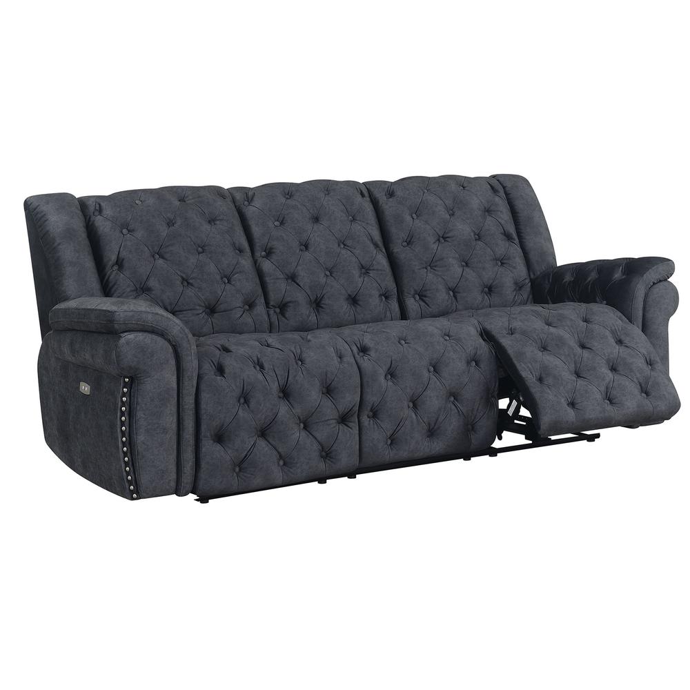 Evelyn Granite Power Reclining Sofa. Picture 1