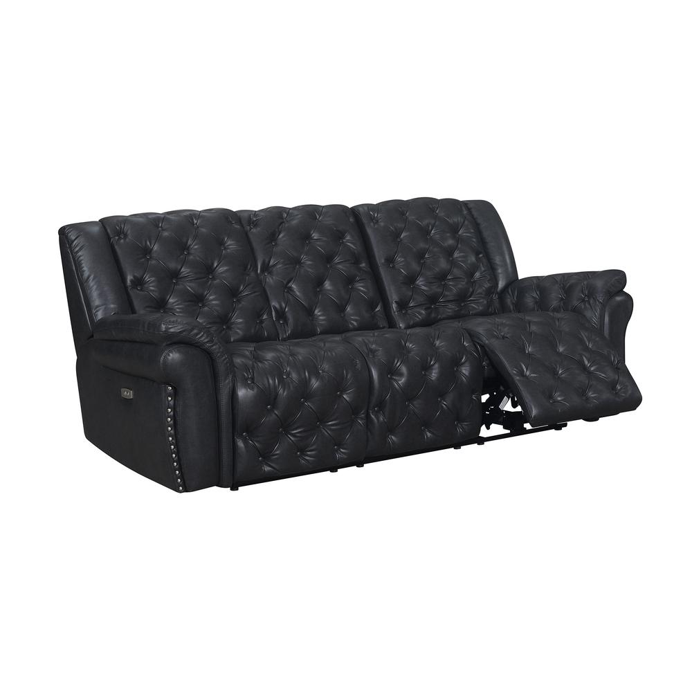 Evelyn Charcoal Power Reclining Sofa. Picture 1