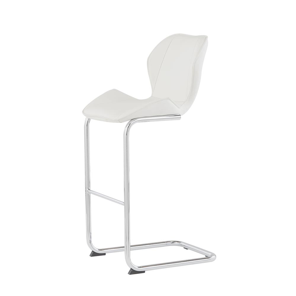 D1446 White Bar Stool. Picture 2