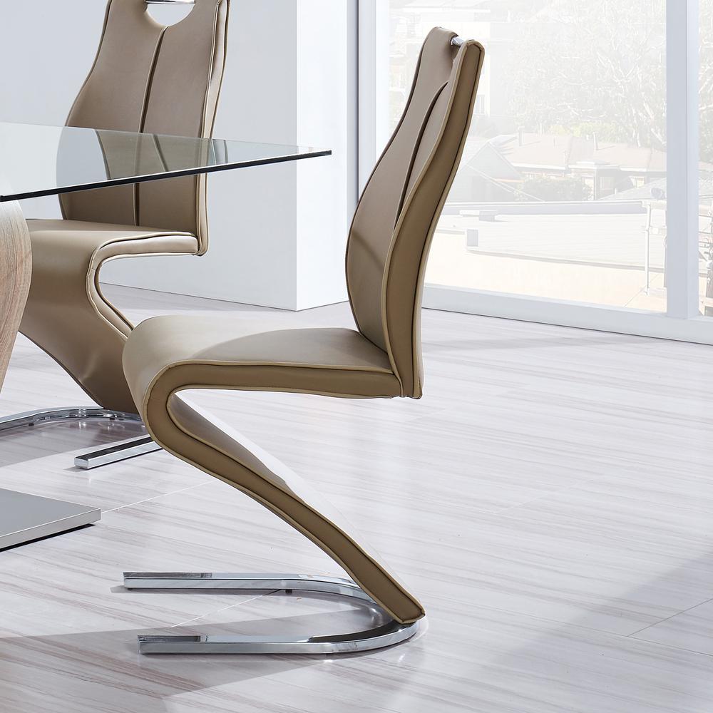 D4126 Cappuccino Dining Chair. Picture 7