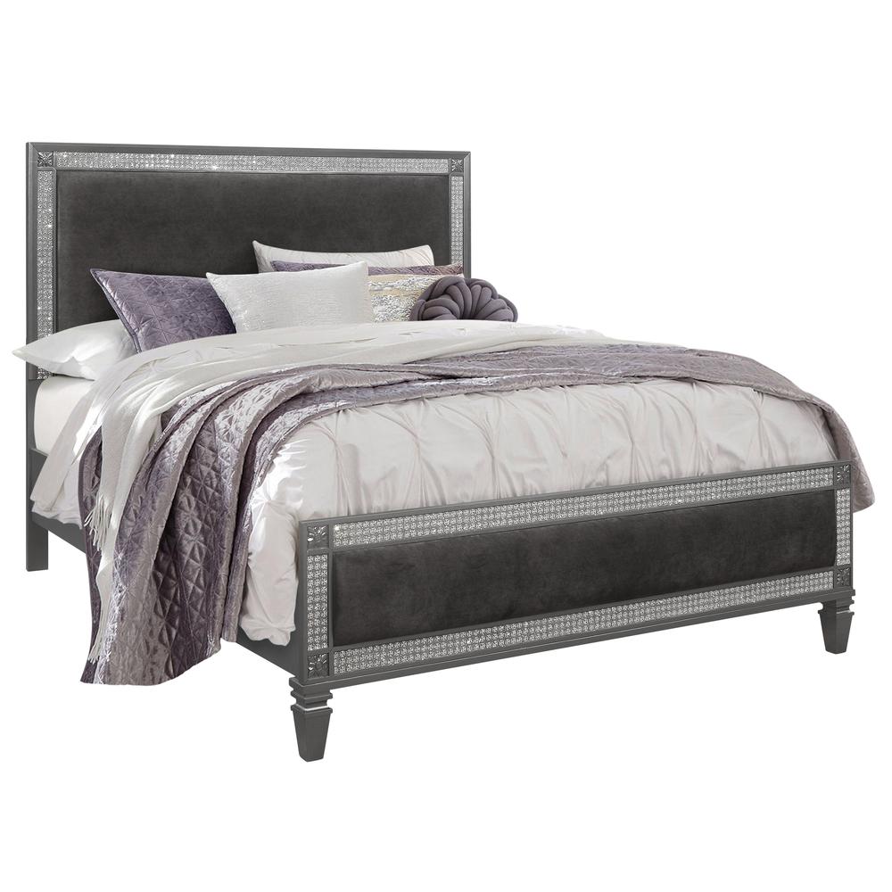 Stella Grey King Bed. Picture 1