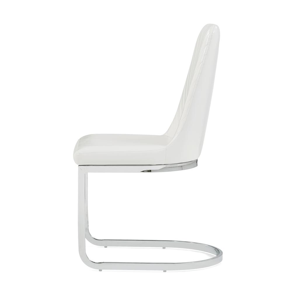 D1067 White Dining Chair. Picture 3