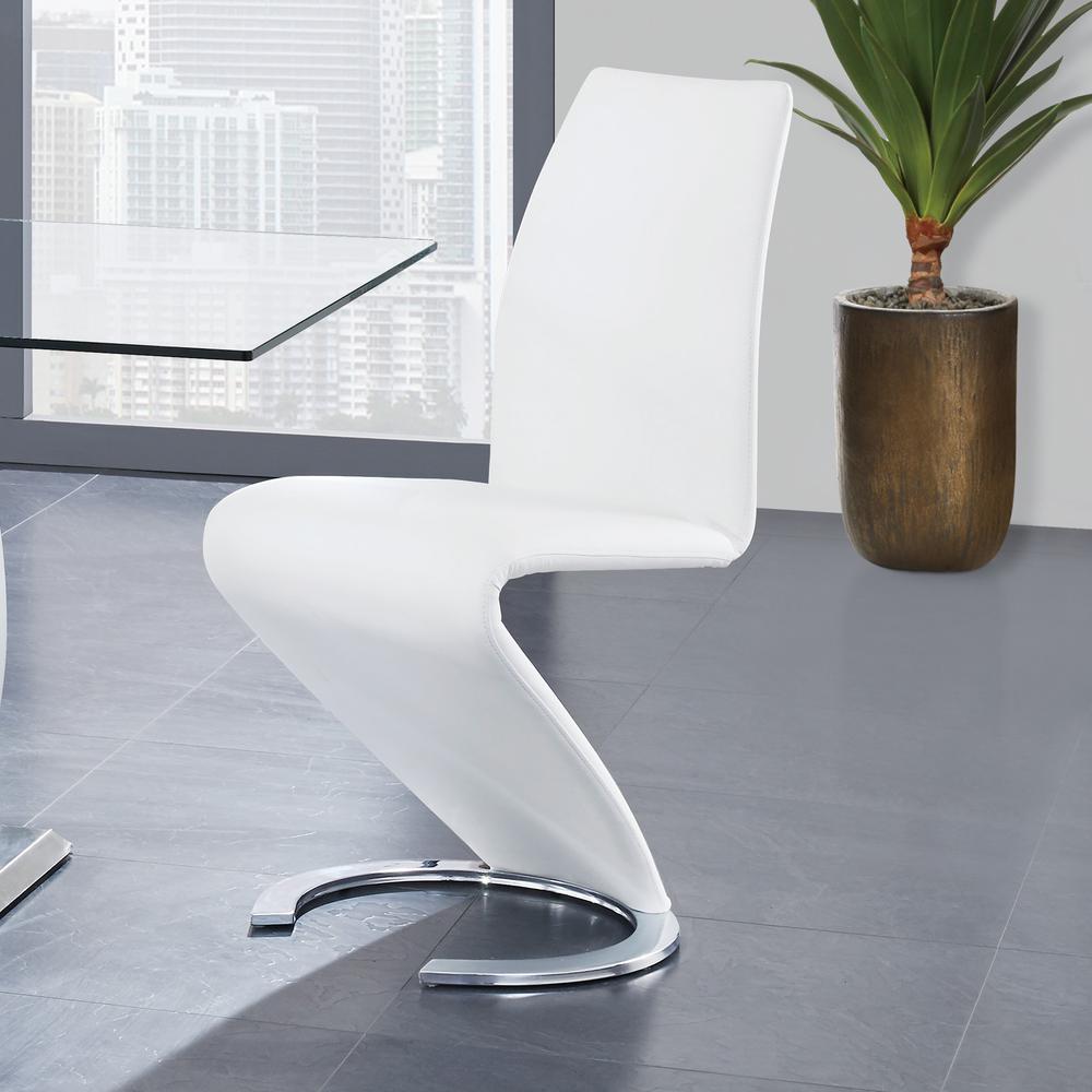 D9002 White Dining Chair. Picture 5