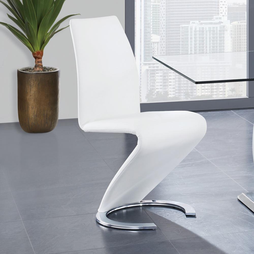 D9002 White Dining Chair. Picture 6