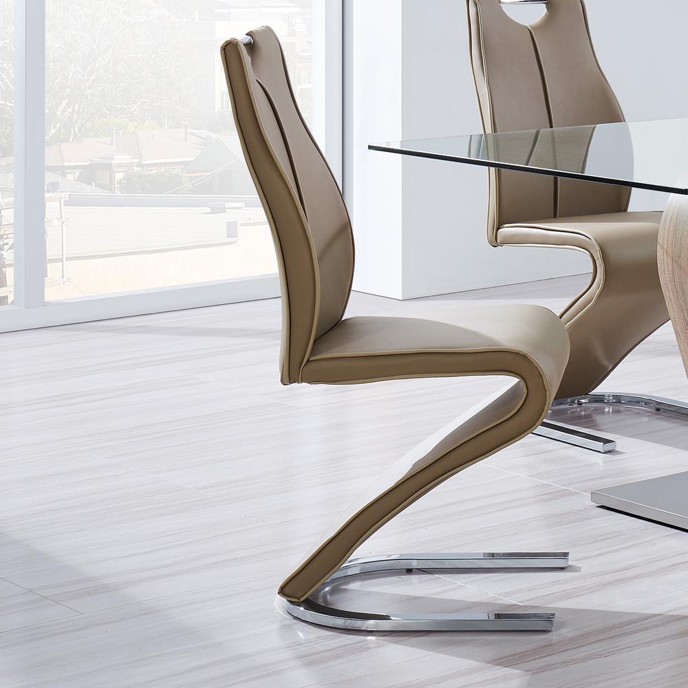 D4126 Cappuccino Dining Chair. Picture 8