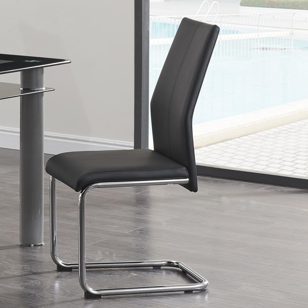 D41 Black Dining Chair. Picture 5