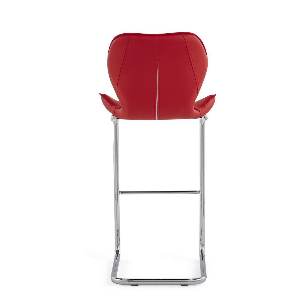 D1446 Red Bar Stool. Picture 4