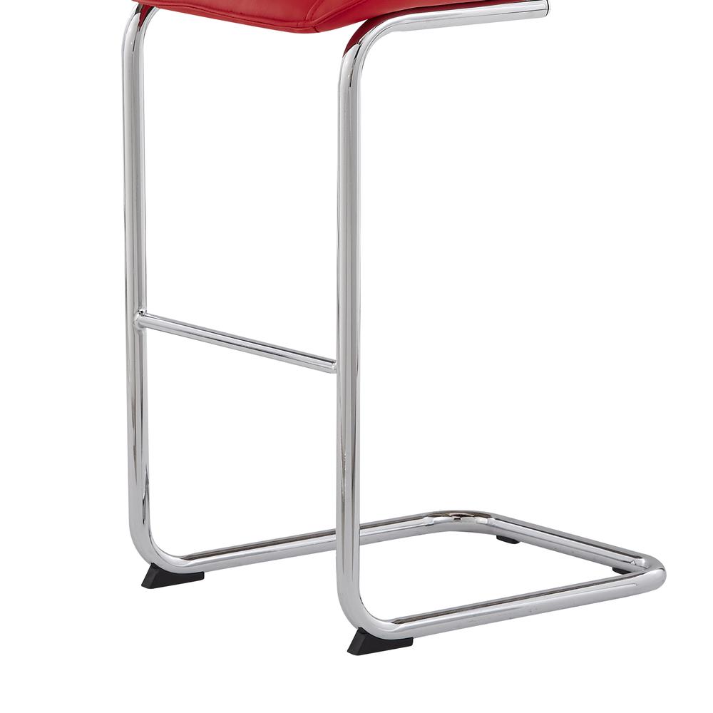 D1446 Red Bar Stool. Picture 7