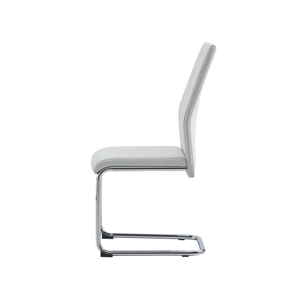 D41 White Dining Chair. Picture 3