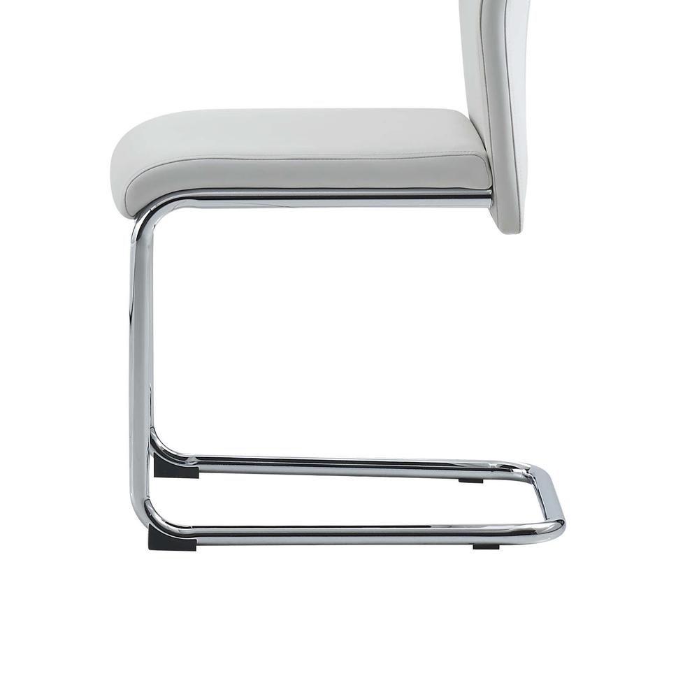 D41 White Dining Chair. Picture 7