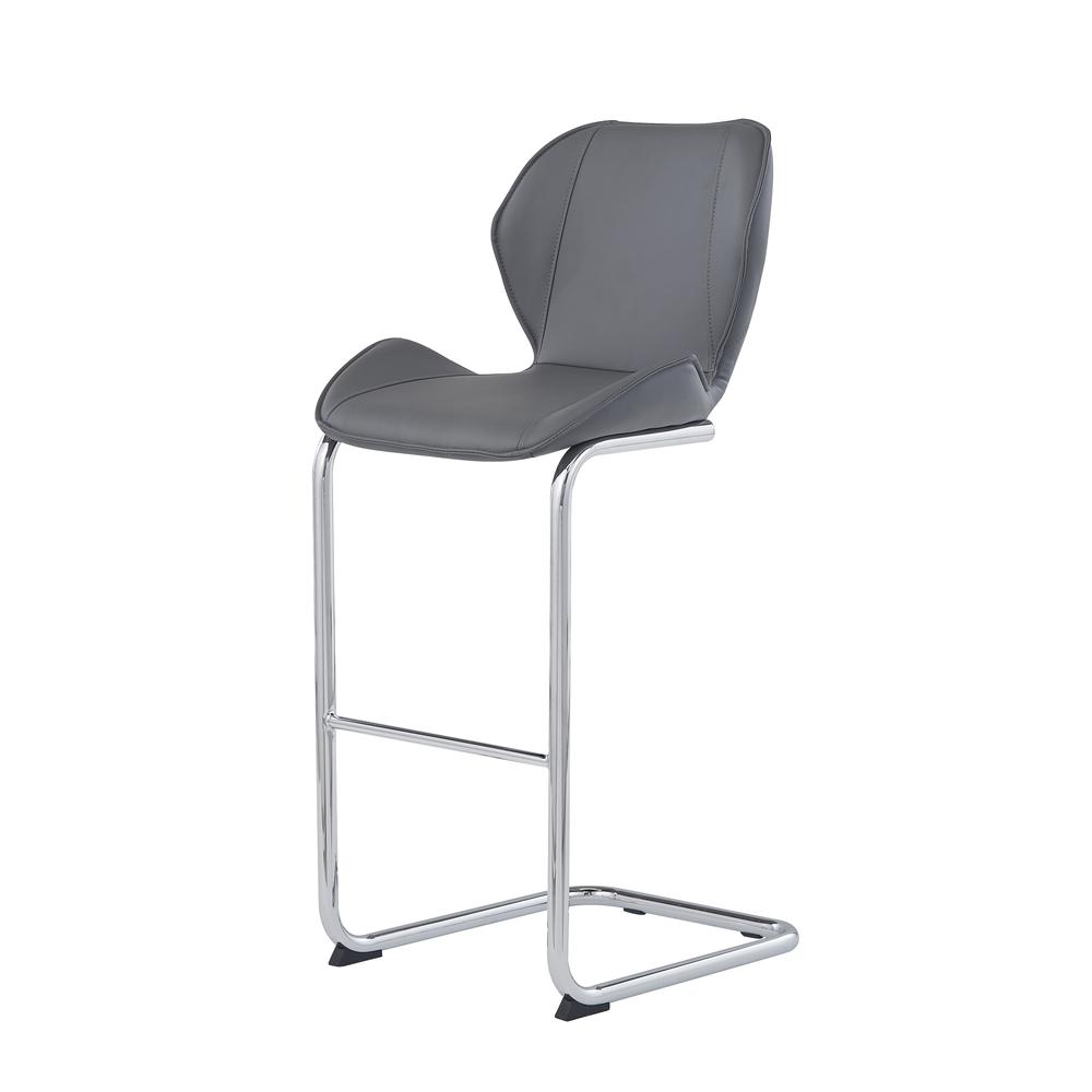 D1446 Grey Bar Stool. Picture 2