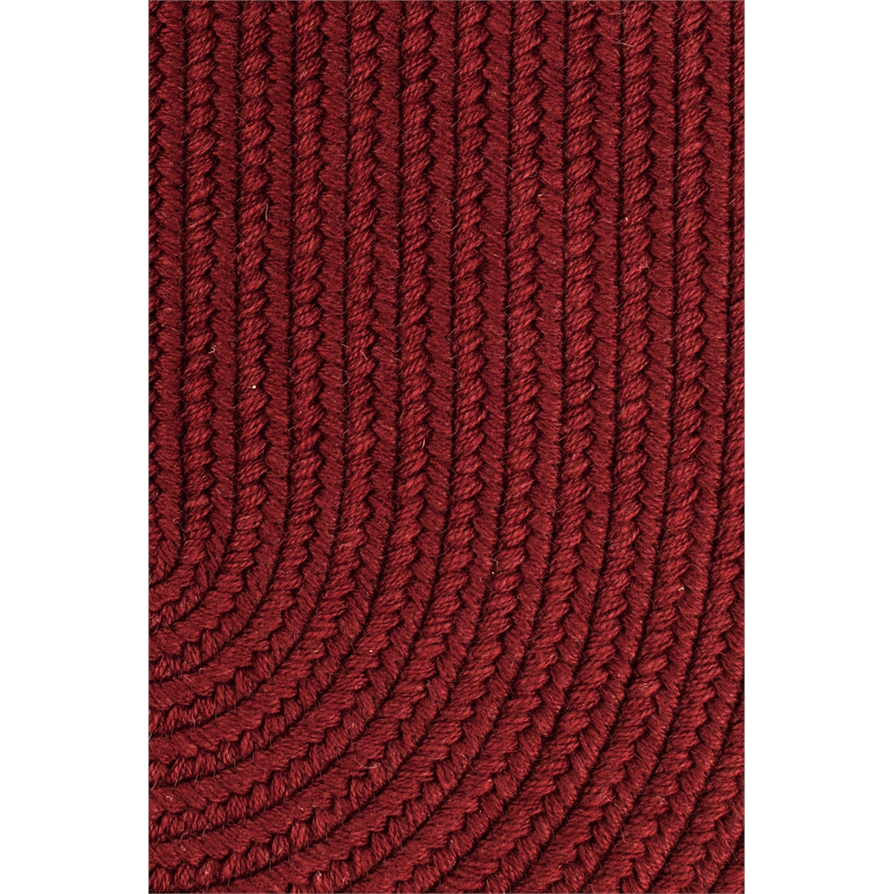 Solid Barn Red Wool 18" x 36" Slice. Picture 1