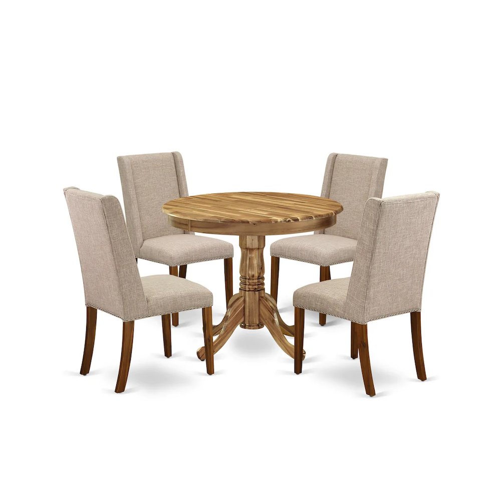 Dining Room Set Natural, ANFL5-ANA-04. Picture 1
