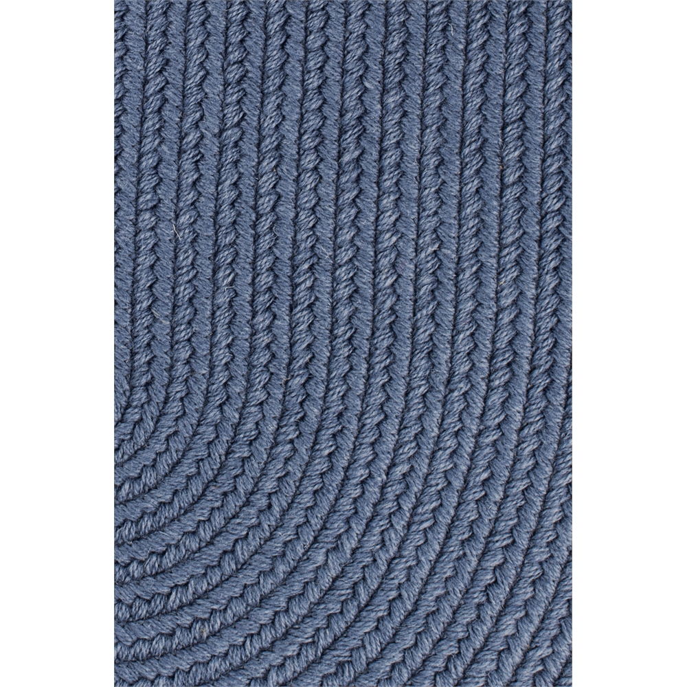 Solid Sailor Blue Wool 18" x 36" Slice. Picture 1