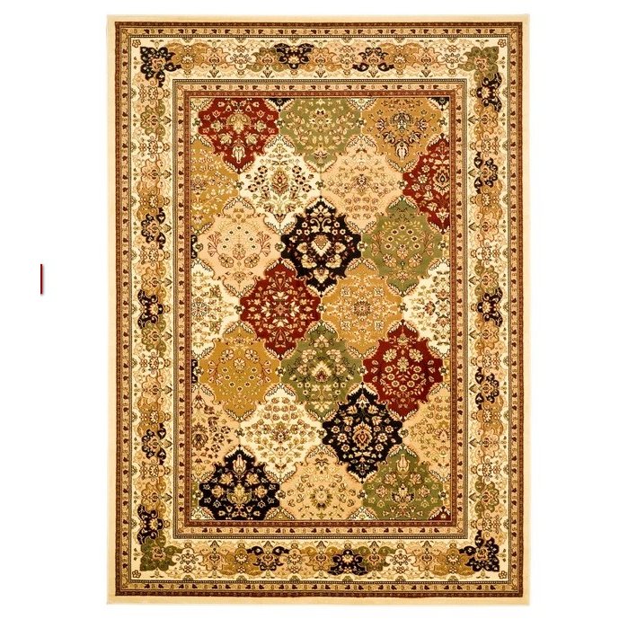 LYNDHURST, MULTI / IVORY, 5'-3" X 7'-6", Area Rug. Picture 1