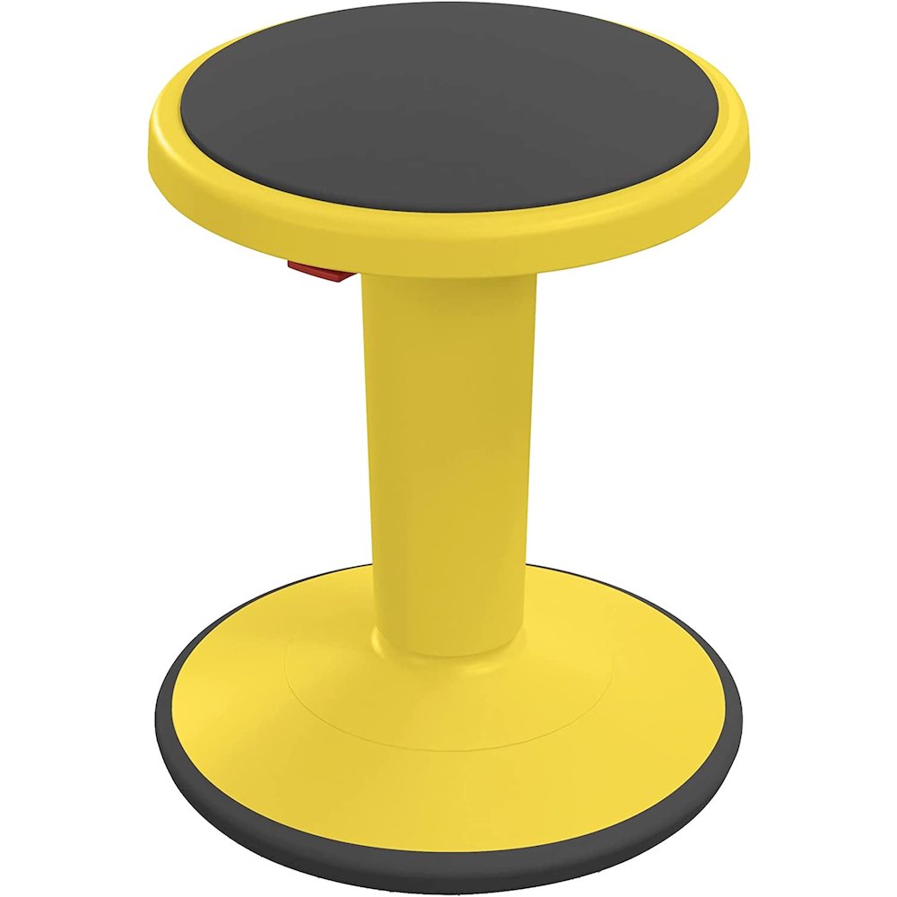 Hierarchy Height Adjustable Grow Stool- Short Stool (Yellow). Picture 1