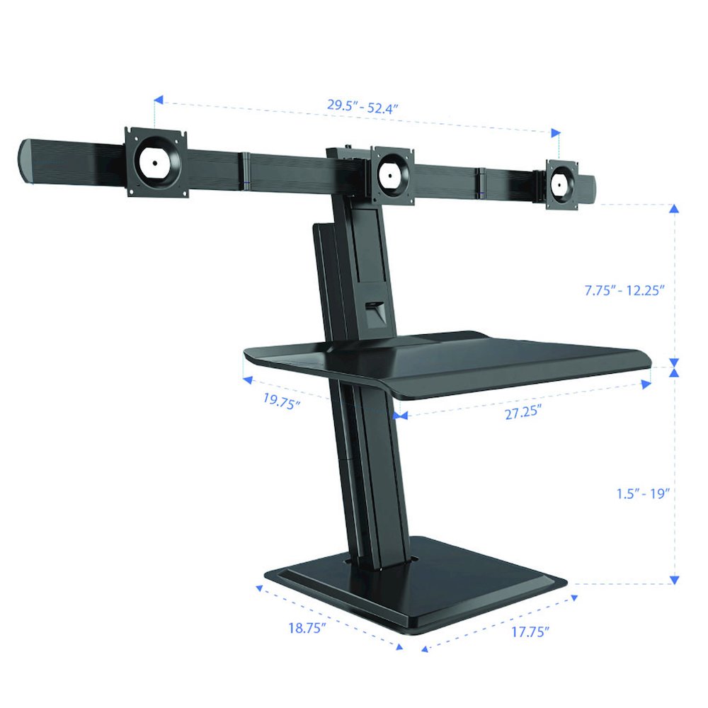 Rocelco 27" Standing Desk. Picture 3