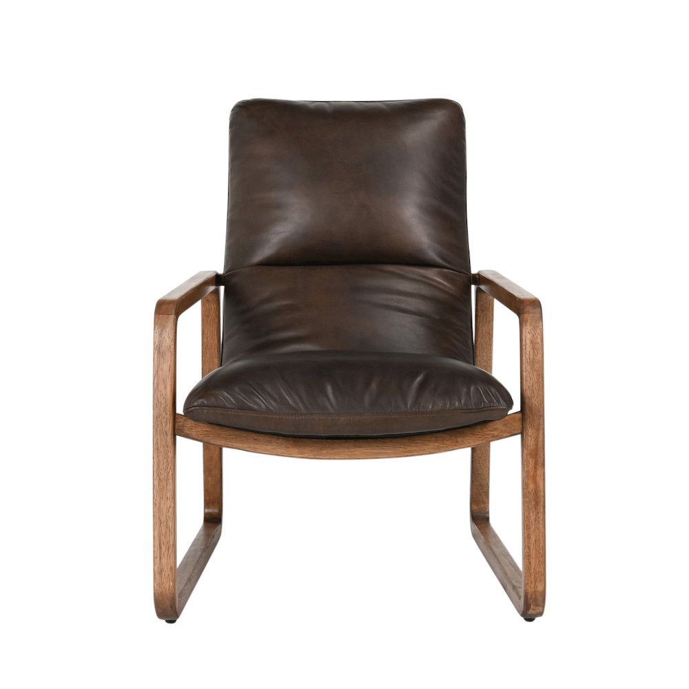 Scout Accent Chair Brown by Kosas Home. Picture 2