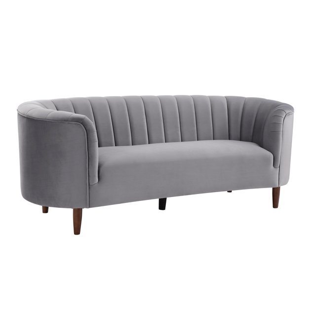 Millephri Sofa , Gray Velvet (LV00166). Picture 1