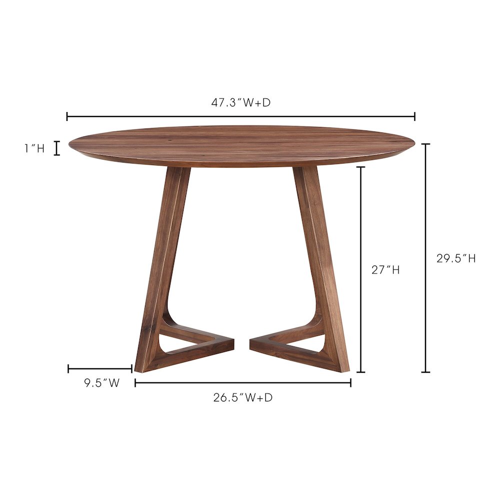 Godenza Dining Table Round Walnut, Belen Kox. Picture 9