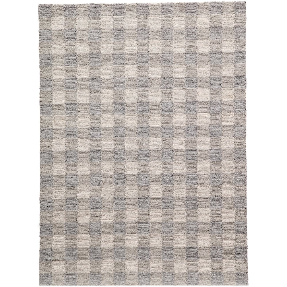 Contemporary Rectangle Area Rug, Grey, 5' X 7'. Picture 1