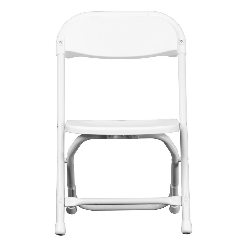 Kids White Plastic Folding Chair. Picture 4