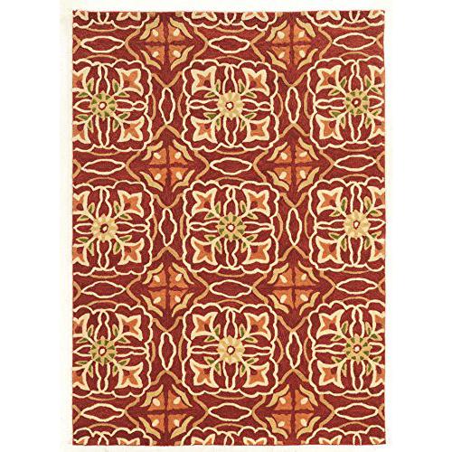TRIO IKAT IVORY/GREY 5' X 7' Rug. Picture 1
