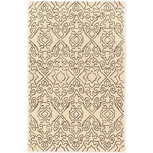 Aspire Wool Kindle Ivory & Charcoal 8x11, Rug. Picture 1