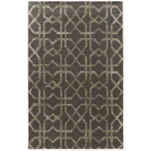 Aspire Wool X's Grey/Grey 5x8 Rug. Picture 1