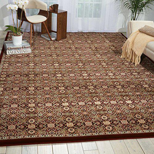 Antiquities Area Rug, Burgundy, 9'10" x 13'2". Picture 1