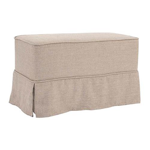 Universal Bench Cover Prairie Linen Natural - Skirted. The main picture.