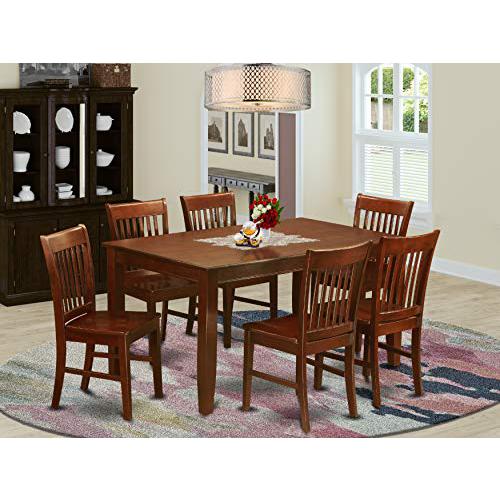 7  Pc  Dining  room  set  for  6-  Dining  Table  and  6  Dining  Chairs. Picture 1