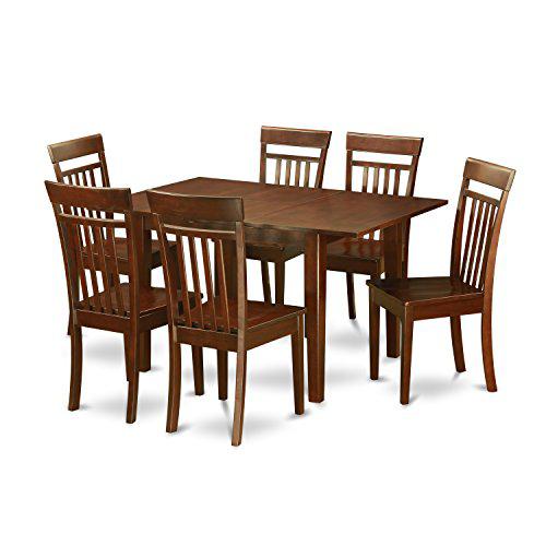 7  Pc  dinette  set  for  small  spaces  -  dinette  Table  with  6  Dining  Chairs. Picture 1