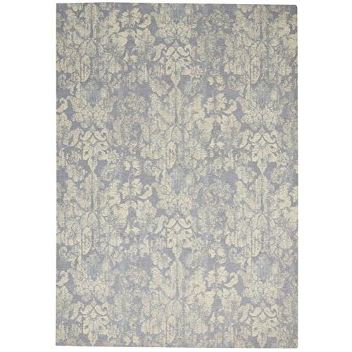Waverly Vintage Lux "Air Kiss" Mist Area Rug by Nourison. Picture 1